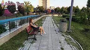 Skip coffee for sloppy blowjob and hot fuck with park slut!