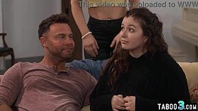 Oh come on, teen Leana Lovings, you know you want this taboo family foursome fuck with your milf stepmom and the others!