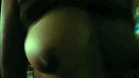 Tetas grandes naturales in cowgirl ride with moans! Latina teen milks huge load on tits for neighbors.