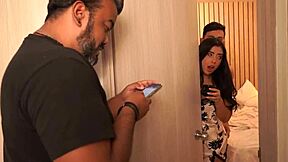 the big ass stepmom sneaks into a forbidden fuck with her stepson. they share the bedroom secretly at night.