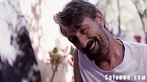 whitney wright joined the stepfamily barbeque that turned into a wild gangbang. she took double penetration from horny guys in rough hardcore action.