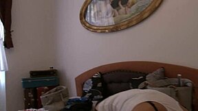 Behind-the-scenes photoshoot with cute girls in high heels, summer dresses, tiny thongs, and lingerie