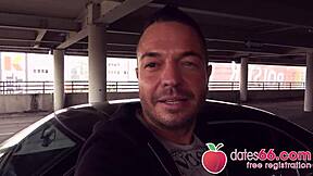 Horny German blonde cam angel gets banged hard in public by random date on dates66 com!