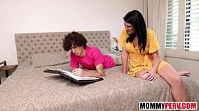 Oh man, step mom gets dped by her horny step sons in this wild ffm threesome... feels so intense.