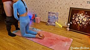 Can I Fuck My Yoga-Addicted Girl Next Door in Tight Leggings with Monster Cock?