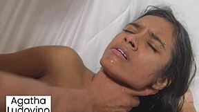 Petite Latina Handles Huge Buttplug And Monster Cock In Tight Ass