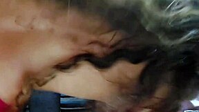 Will she suck his big cock until swallowing all that cum?