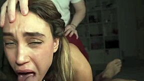 slut on a leash used like a fleshlight for rough missionary and doggystyle quickie