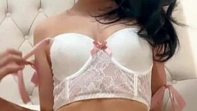 I love watching this cute British teen get horny with her tight solo toy play.