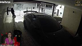 Athletic brunette babe with big hairy pussy and clit invites muscular guy for intense cuckold session