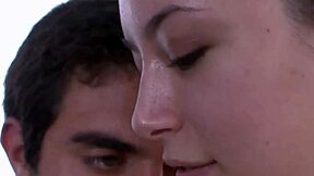 Teen beauty passionately jerks cock in a quick homemade session.