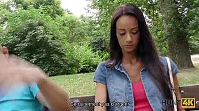 Czech teen gives blowjob and doggystyle sex for cash in office on hidden cam. Hunter sells girlfriend in pov reality cuckold scene.