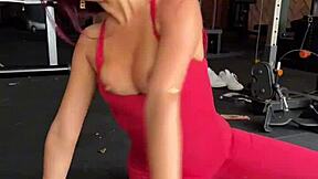 backstage at the gym flashing before the scene with atlanta moreno and maximo garcia