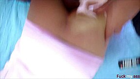 Hey, don't shove it all in please my asshole really hurts that black cock is super long and thick in this anal compilation