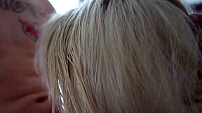 My step sister's cute blonde friend spreads legs wide for homemade doggystyle pounding from my hard cock