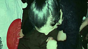 sweet latina deepthroats and sucks that big black cock in homemade video