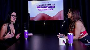 Belinha Baracho shares her favorite scene getting fucked on the doghouse with dp anal in sheer red lingerie