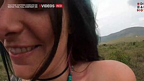 Delicious blowjob in front of the hill in brazil - alemaohub amateur couple gets wild outdoors.