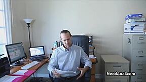 Teen Secretary in Reality Gets Ass Fucked Hard by Horny Boss with Blowjob