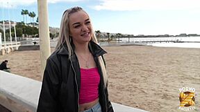 nathalie and luth two beautiful blondes have fun with a toy in lingerie