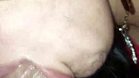 Can this Latina babe handle a monster cock blowjob and creampie outdoors?