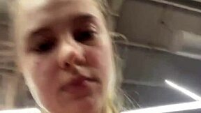 Intense Feelings During Public Workout Masturbation with Chubby Teen's Big Natural Tits and Wet Pussy Leading to Outdoor Orgasm