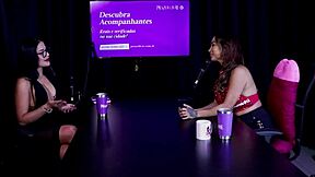 Belinha Baracho shares her favorite scene getting fucked on the doghouse with dp anal in sheer red lingerie