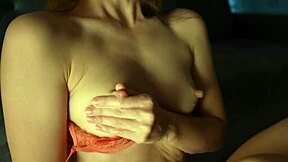 Conversational Look how i got an orgasm from a nipple massage in this cute brunette solo