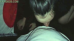 sweet latina deepthroats and sucks that big black cock in homemade video