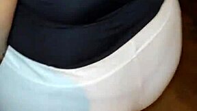 Isn't this madura culona flashing her big ass in red thong on the street so provocative?