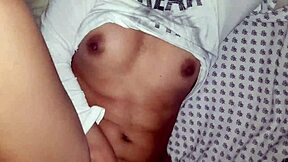 Hey best university friend, why are you fingering my petite brunette ass while I'm sleeping for that cumshot orgasm?