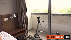 This 18yo brunette Latina gets drilled deep in rough missionary pov by BWC producer! 😈🔥