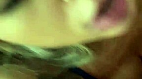 Why is this busty skinny 18yo Brazilian teen giving pov blowjob backstage