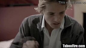 Stepsister asked him to remove the carrot from her ass but ended up with anal fucking.