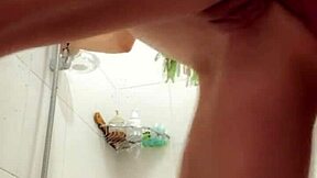 I fucked this skinny babe in the bathroom with my big cock. Filled her ass with creampie after rough couple sex.