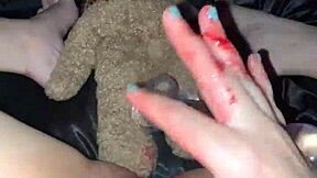 virgin 18-year-old arab teen tries first-time deep masturbation with huge glass dildo in los angeles