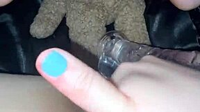 virgin 18-year-old arab teen tries first-time deep masturbation with huge glass dildo in los angeles