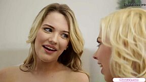 Big tits brunette facesitting on girlfriend with pussy licking