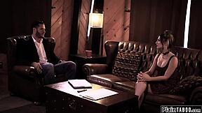 Man, Mr. Pullman, you're such a perv making me deepthroat your big cock in class