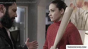 i feel so excited having hardcore sex with my cute brunette teen stalker including blowjob and riding