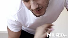 Hey, young step mom, you look tense - want me to give you a horny massage with doggystyle and cowgirl riding?