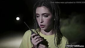 Jewish teen 18+ is cheating on her boyfriend at summer camp with deepthroat action 😈