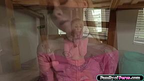 hey, watch this teen stepsis bending over for her stepbro's deepthroat pov action 😏