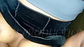 Beautiful African teen with perfect tits deepthroats my BBC sloppily... ends with huge facial cumshot all over her!