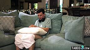 Blonde MILF Stepmom Rachael Cavalli Lets Stepson Discover Her Pussy