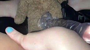 virgin 18-year-old arab teen tries first-time deep masturbation with huge glass dildo in los angeles