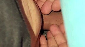 I love when he cums in my panties and pull them up after horny yoga workout clit rub