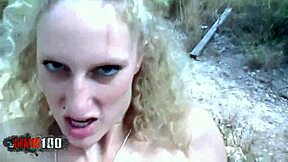 skinny french blonde starla-candy searches for dick in nature pov gets banged by phil hollyday 😏🍆