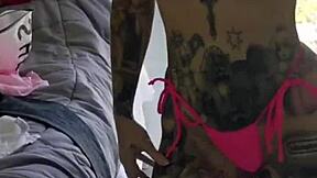 Melody Radford Tries On Tiny Micro Bikini With Her Big Tits And Ass!