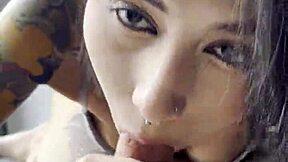 Blonde Teen Gives Blowjob To Cuckold Boyfriend With Huge Cum Load In Mouth!